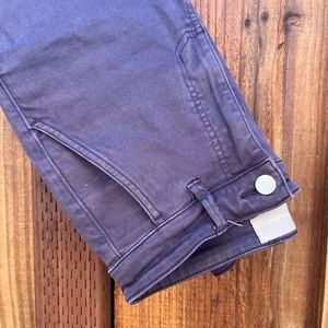 Everlane Straight Leg Crop in Eggplant